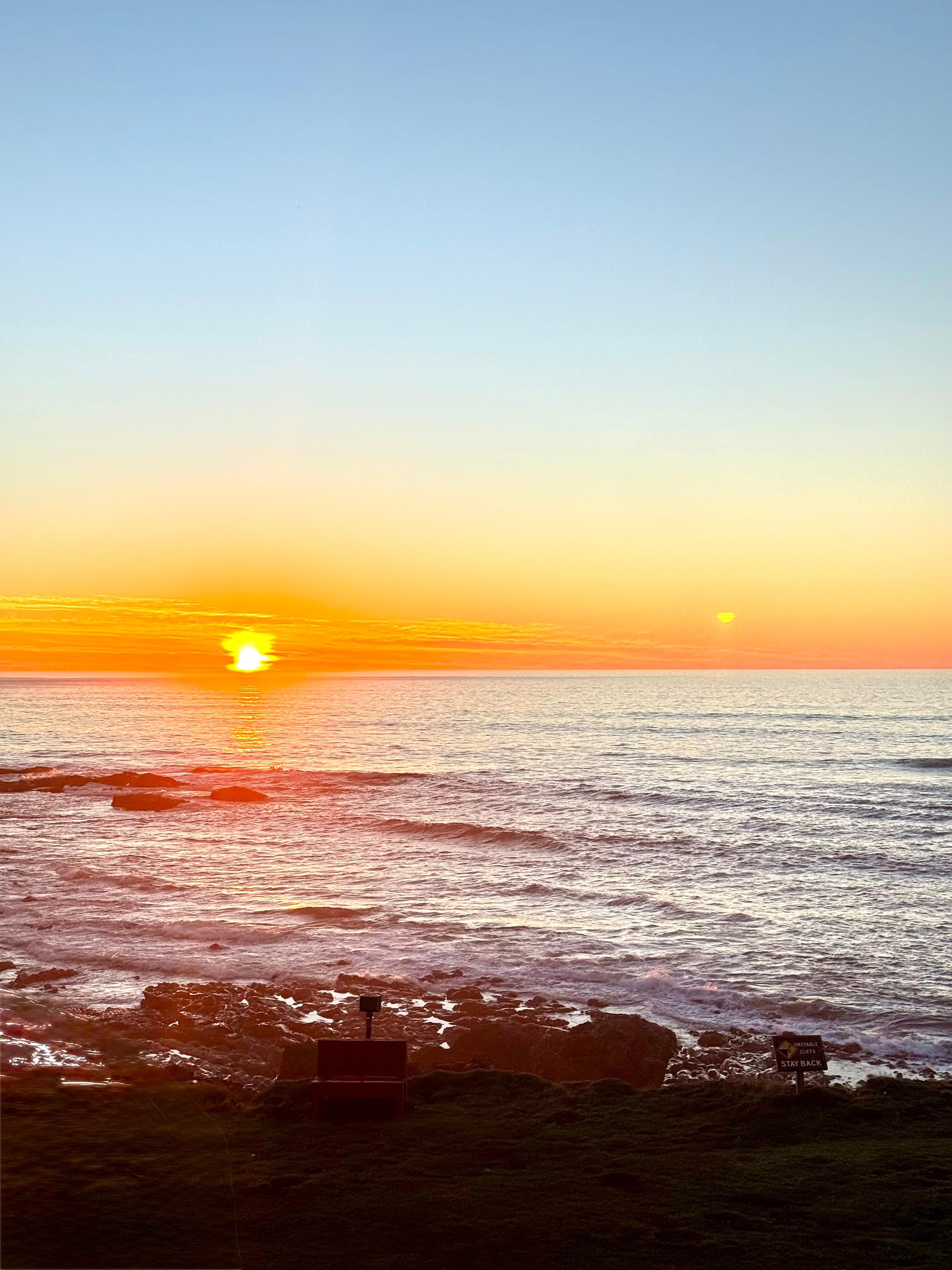 Sunset ocean view room