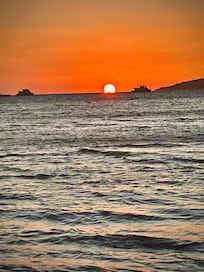 Sunset view from balcony