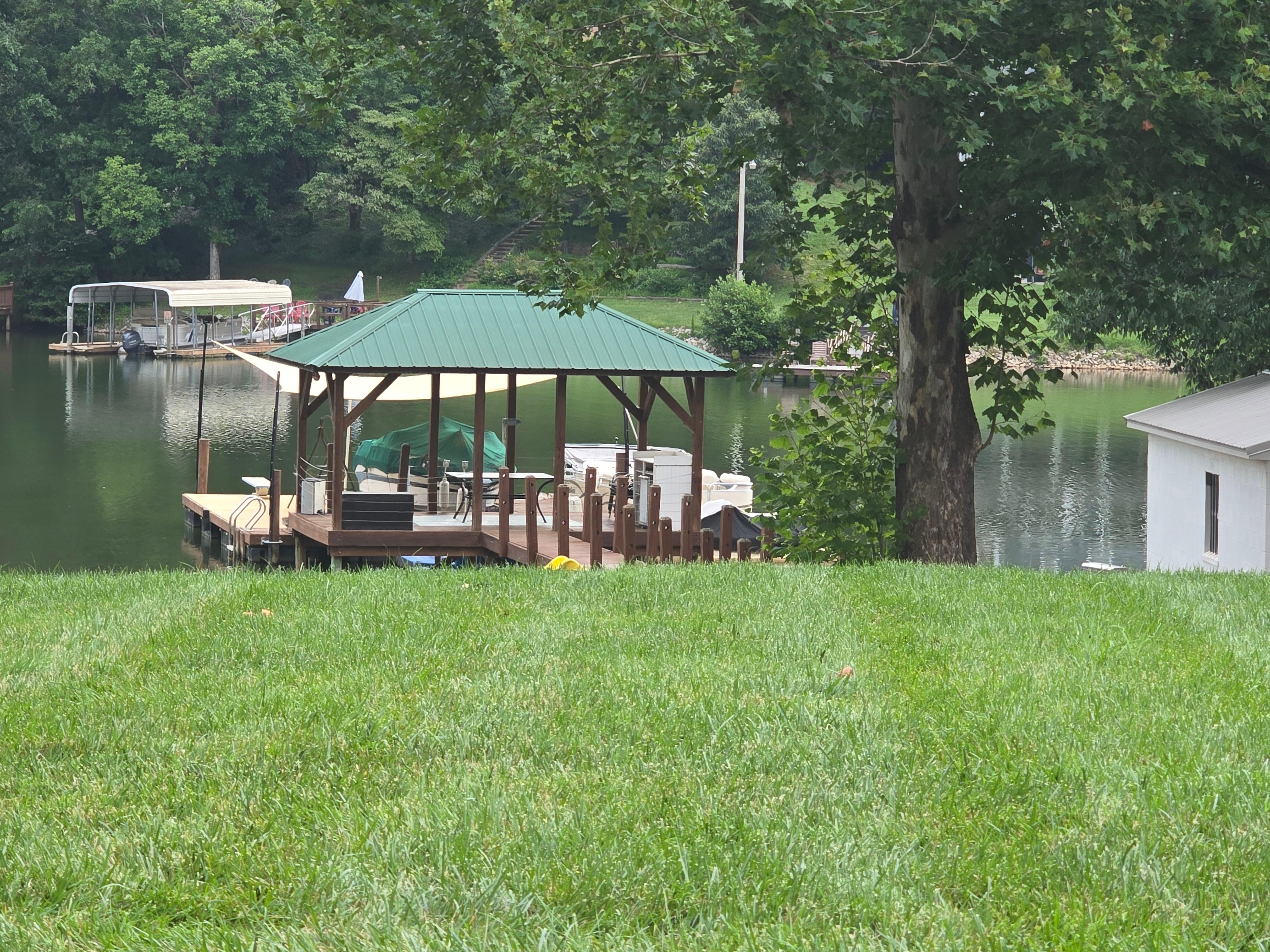 Boat dock we tied off too