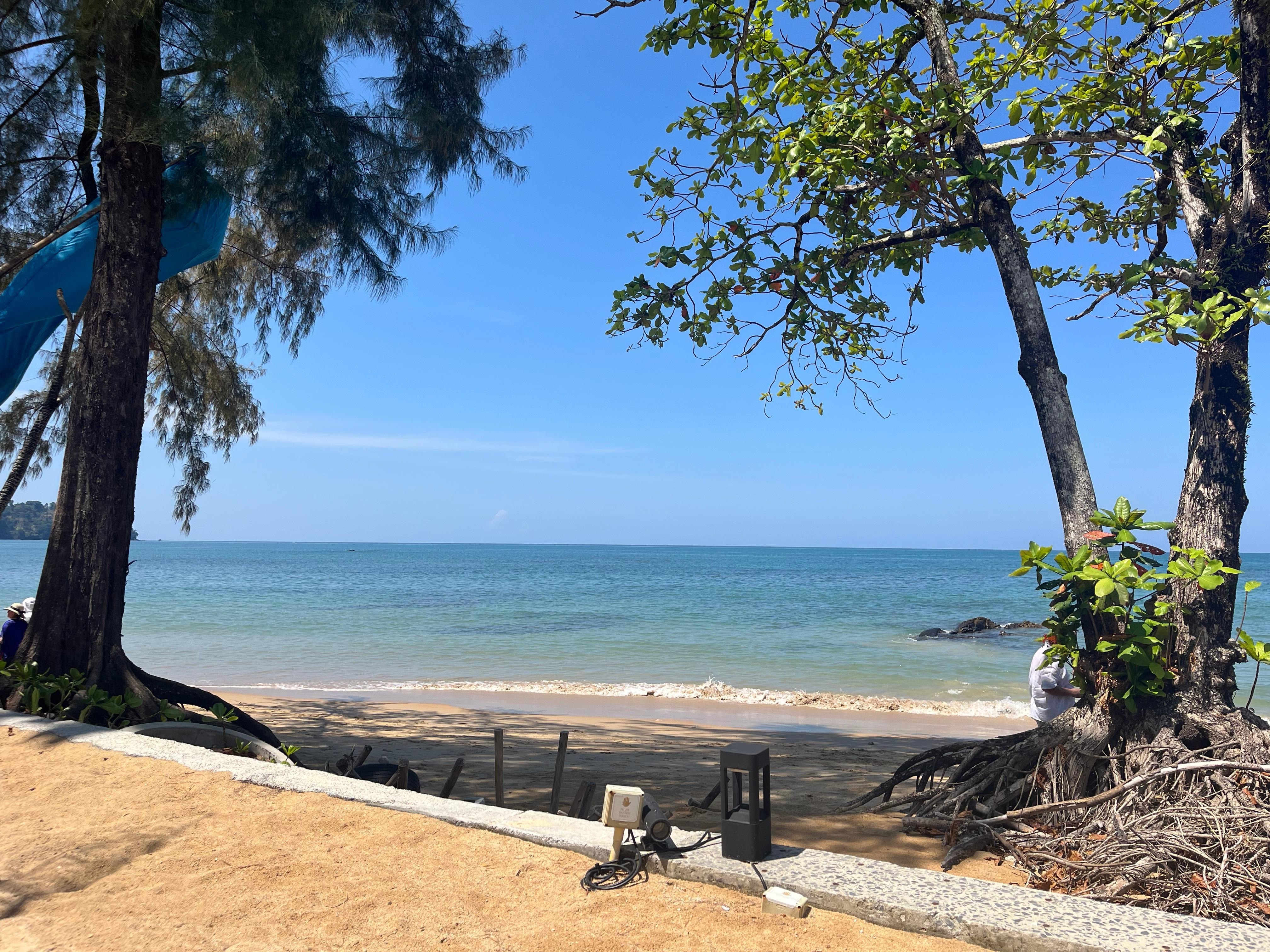 Beach view from hotel subbed 