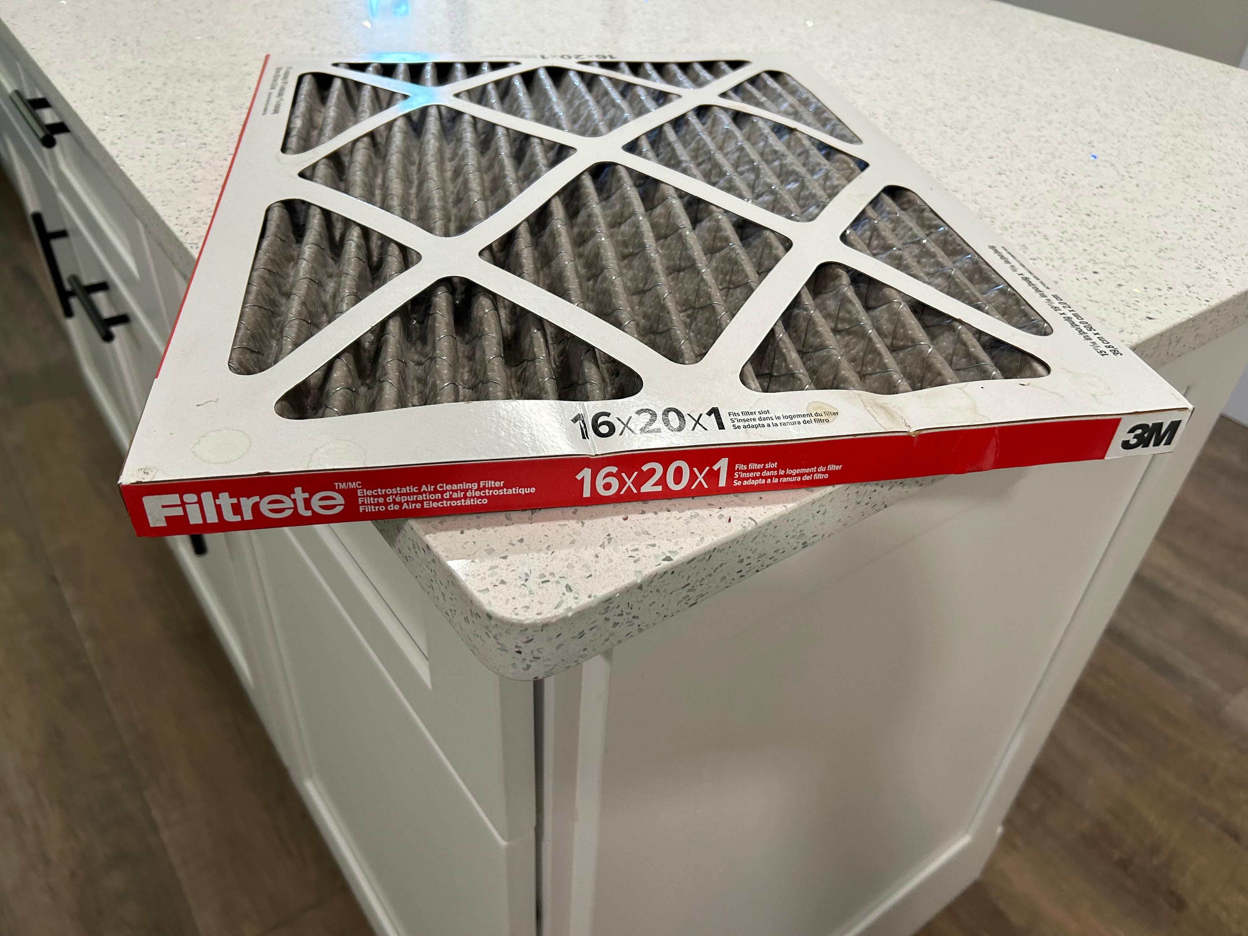 Filter taken out the HVAC unit which I replaced.