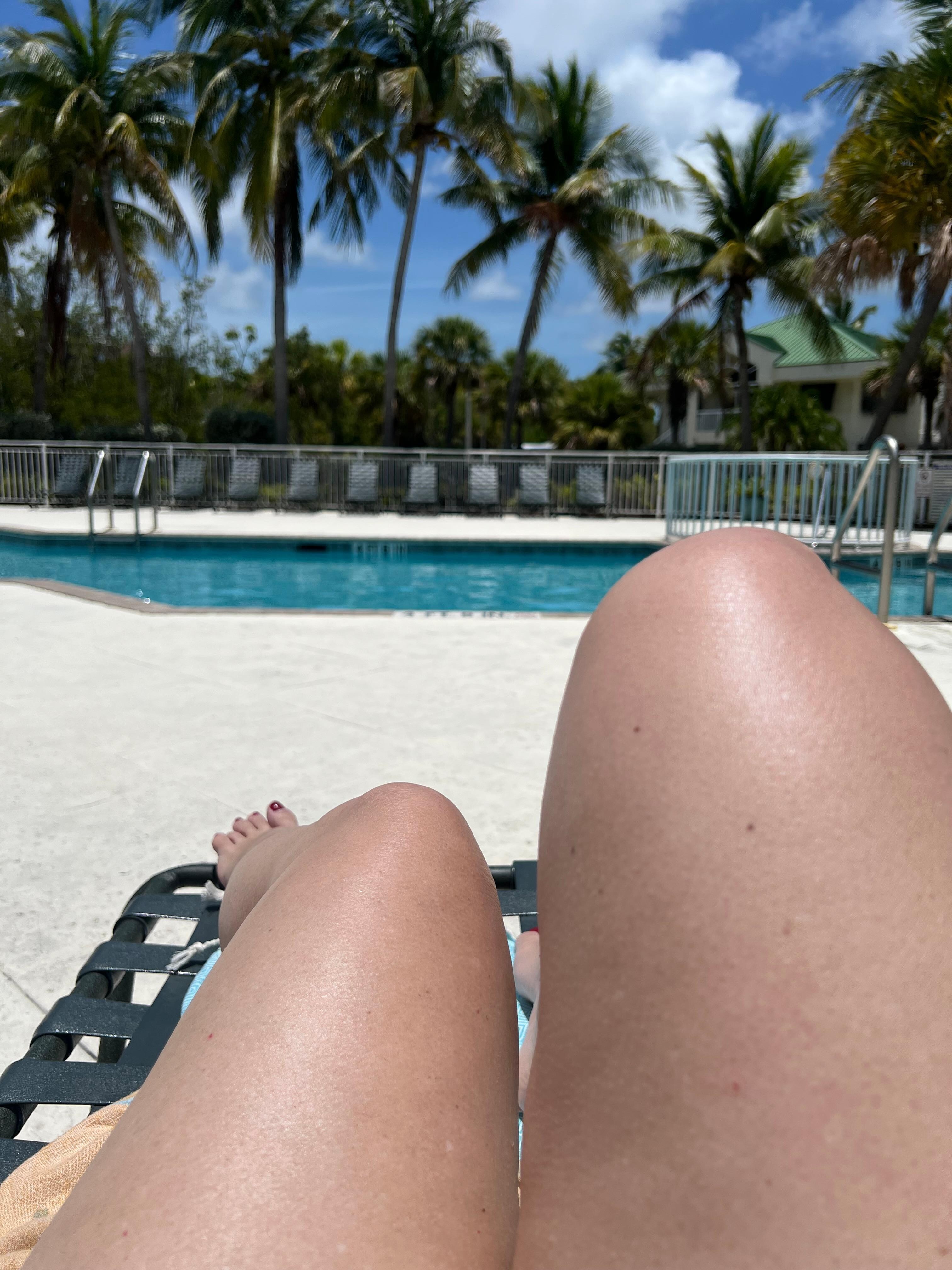 Enjoying the pool!