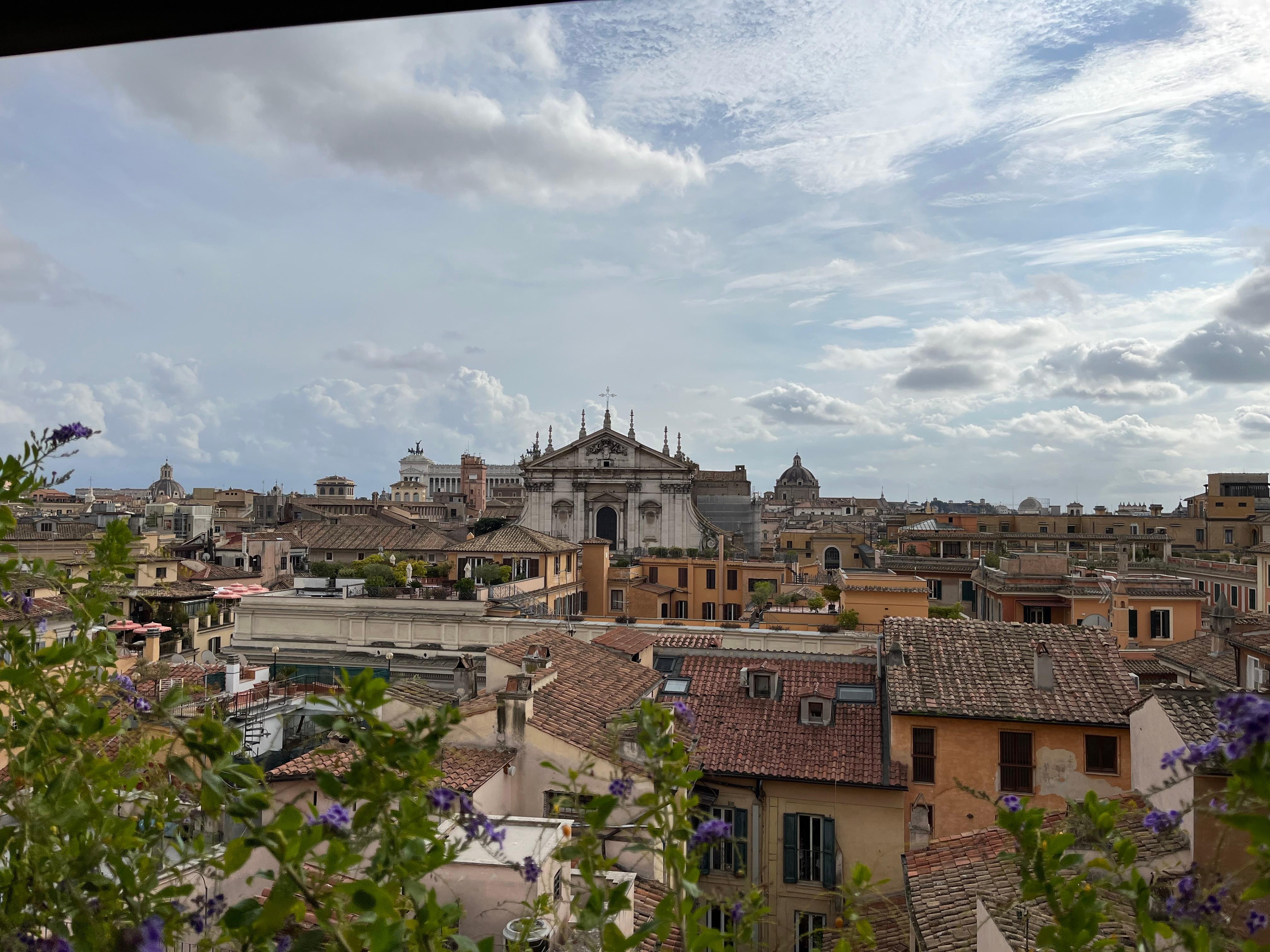 View from the rooftop terrace 