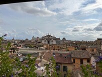 View from the rooftop terrace