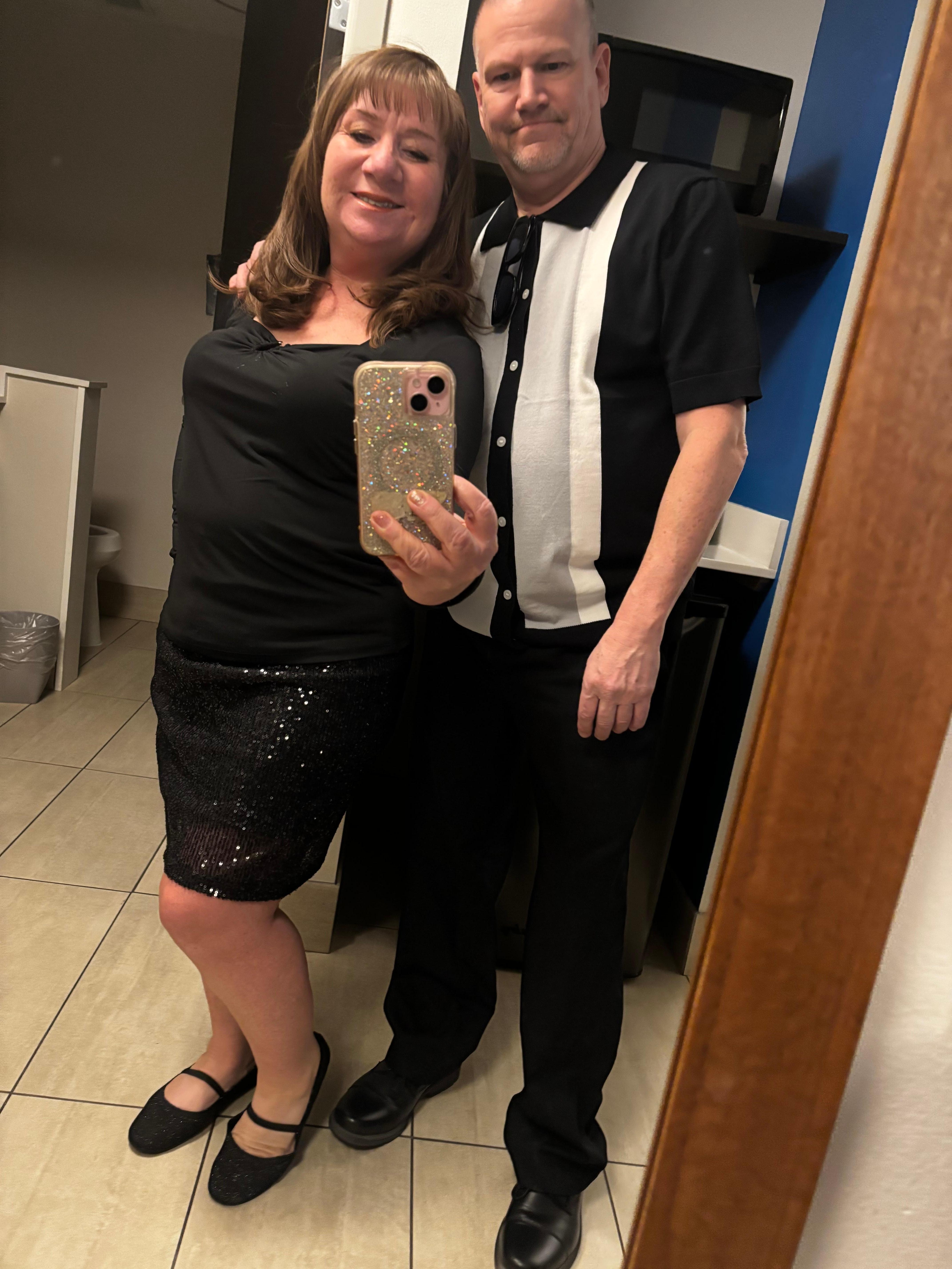 At the Hotel being Silly.