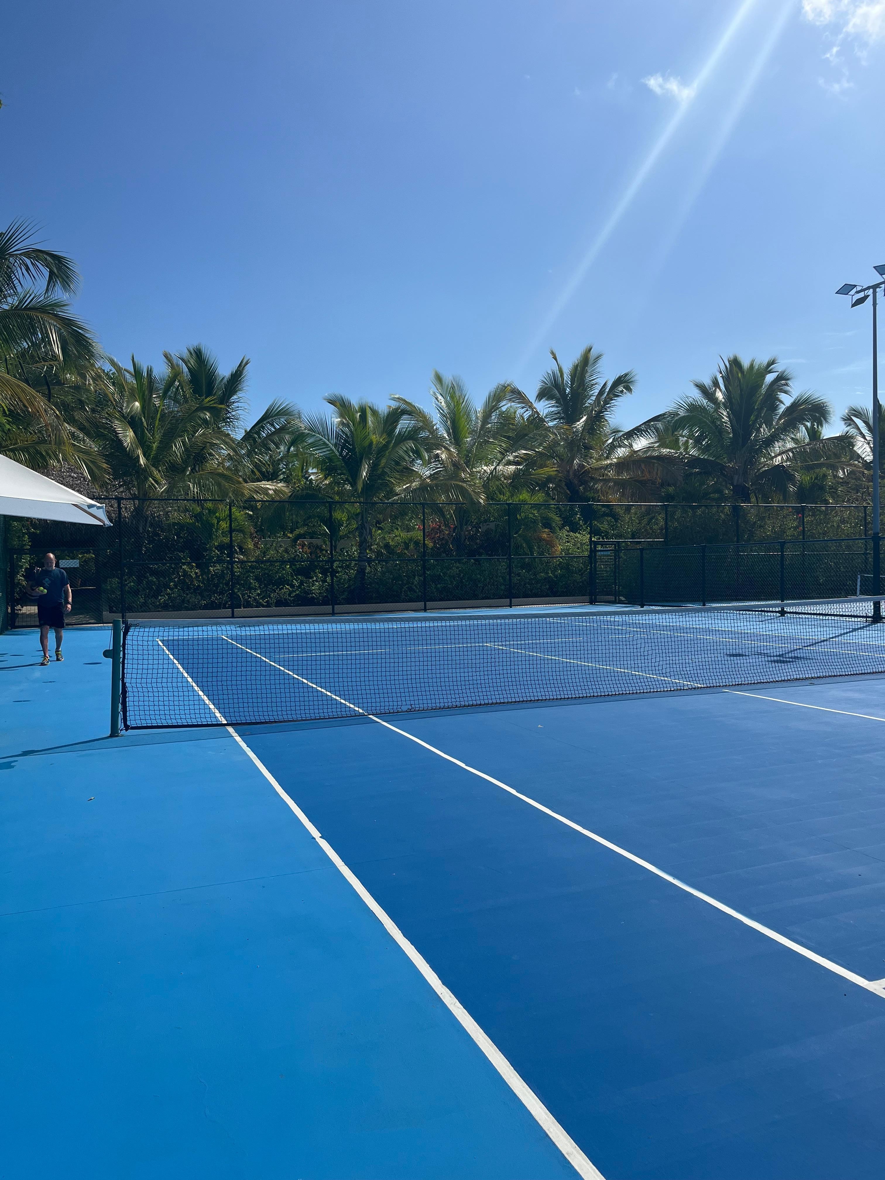 Tennis court was a great addition 