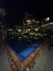 Outdoor pool is stunning :)