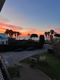 Sunrise from the balcony.