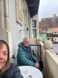 Balkong med utsikt til middelalderbyen!