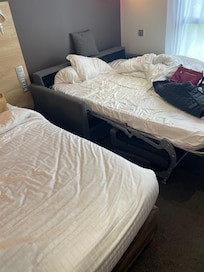Second bed is just a pull out sofa bed