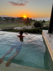 Sunrise from the balcony