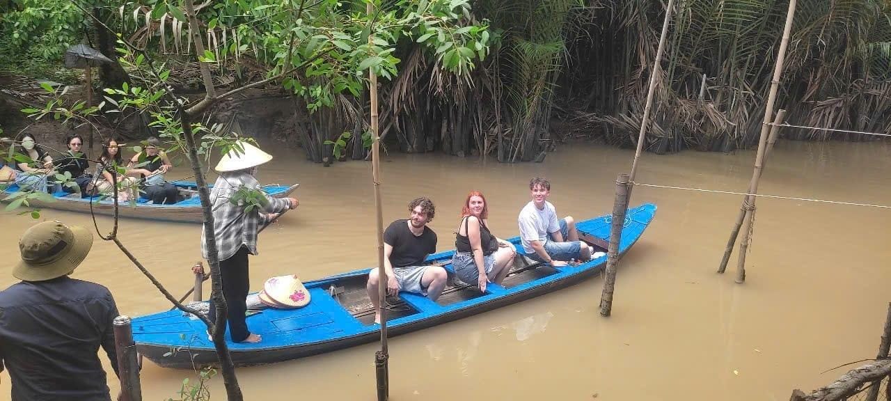 Our boat ride on tour 
