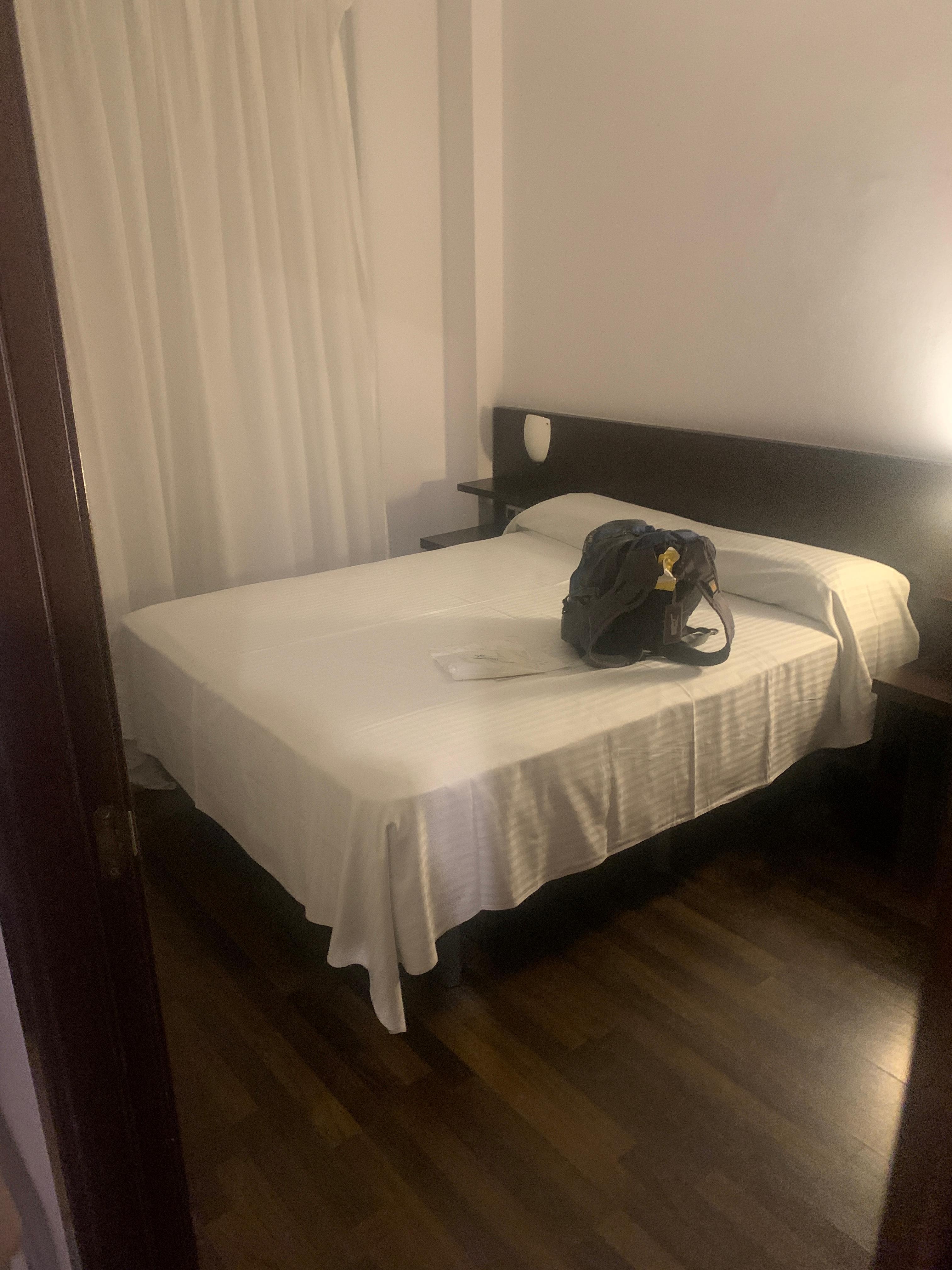 Bed was on the firm side