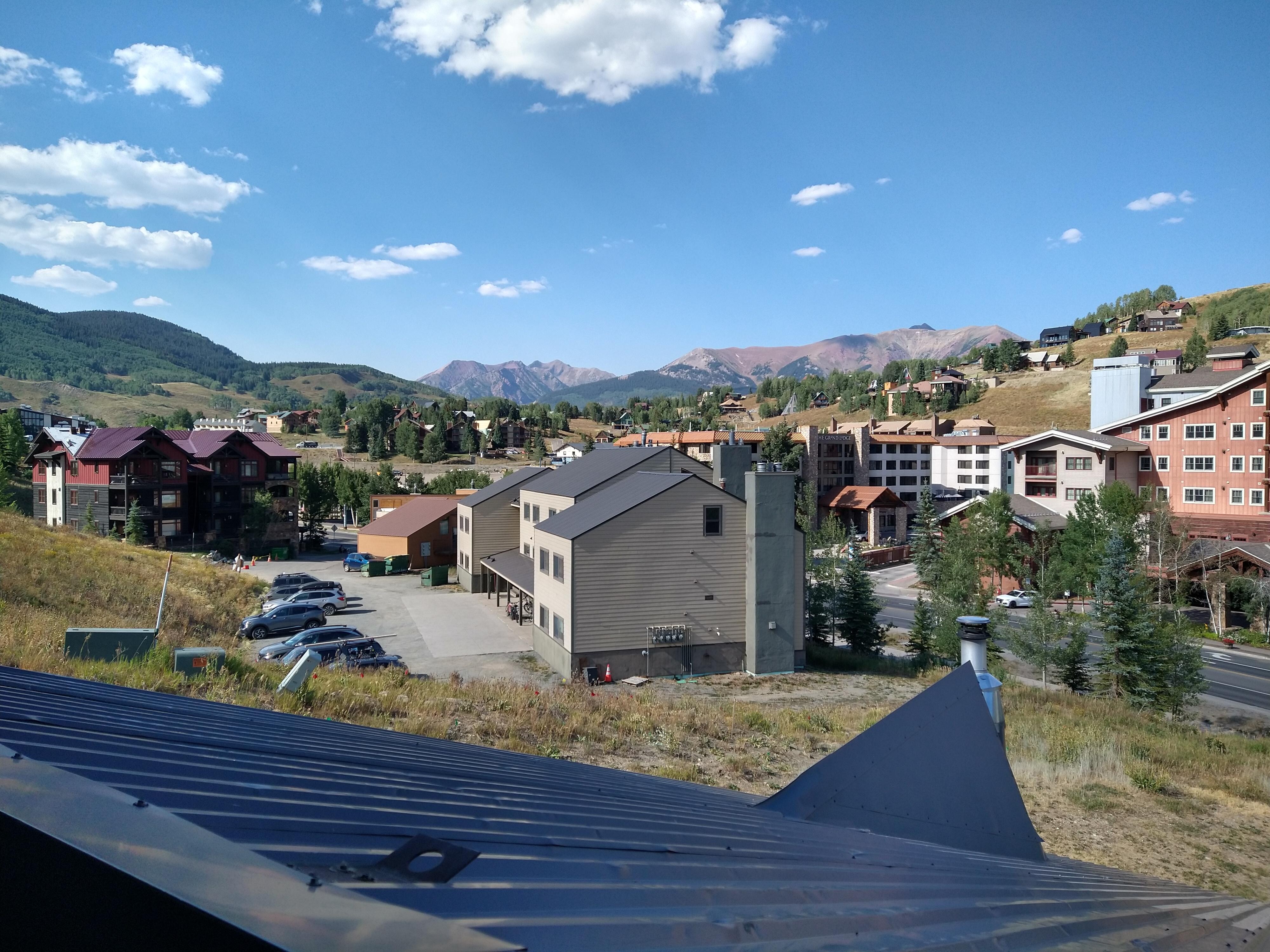 View from the deck. The photo doesn't even do it justice.