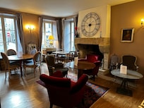 One of the breakfast areas