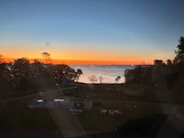 Dawn from our bedroom window.