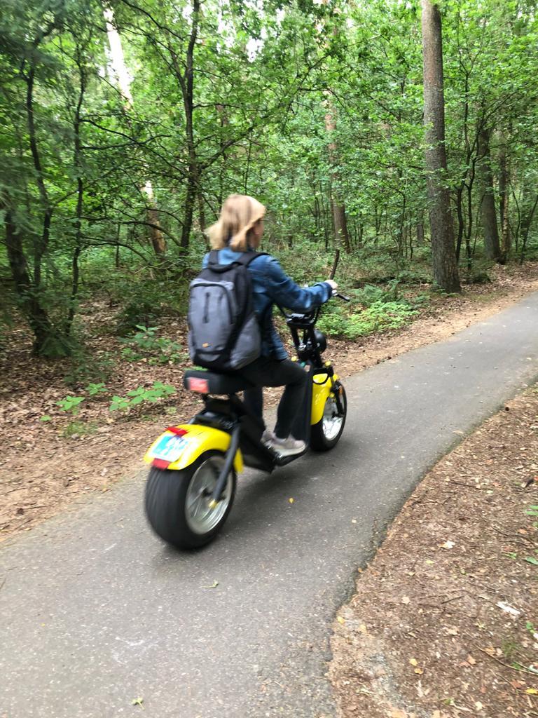 Scooter gehuurd, mooie route gereden!