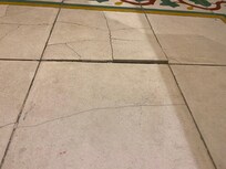 Broken tiles