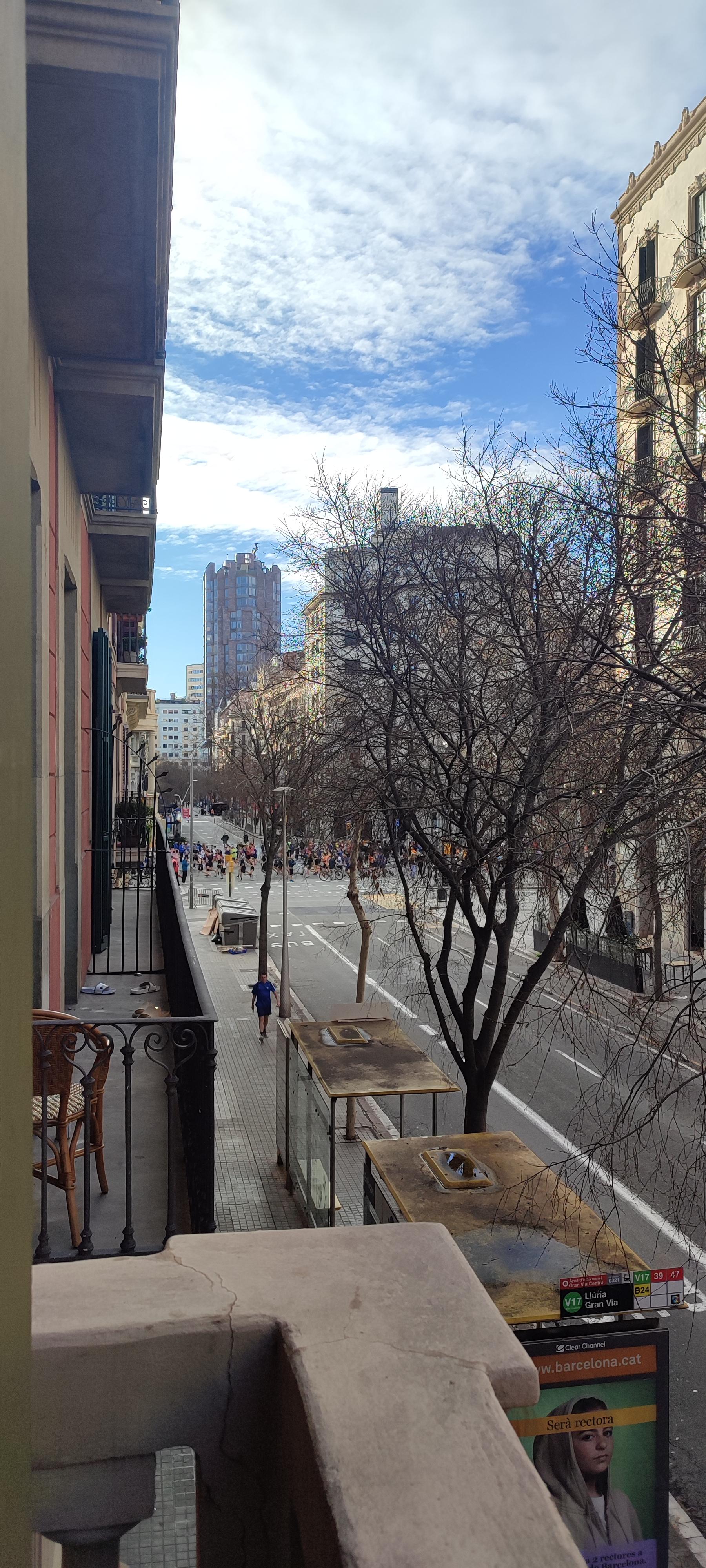 Le marathon passait au bout de la rue