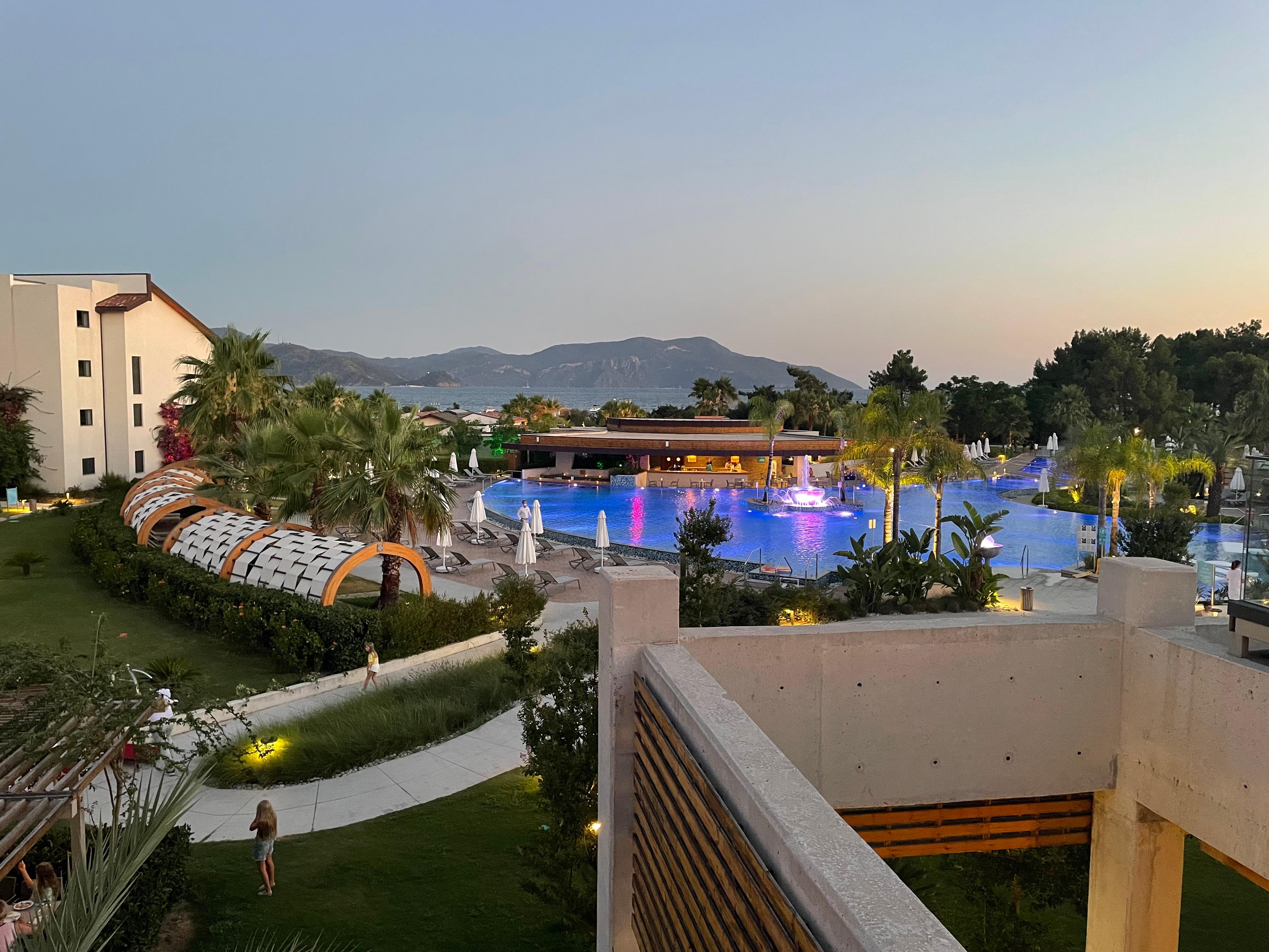 View of the resort from Neoman restaurant 