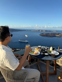 Breakfast with a view