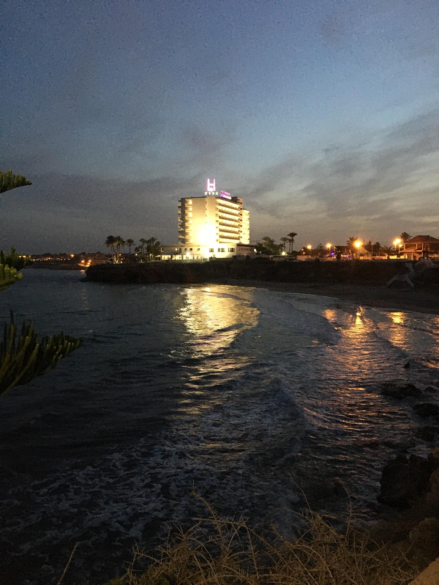 Hotel at night 