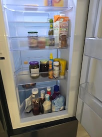 Leftover items in fridge