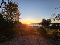 Sunrise from the deck