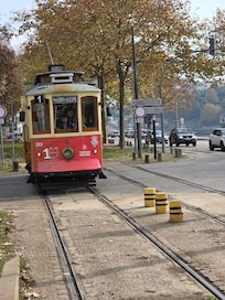 #1 trolley heading to the point.