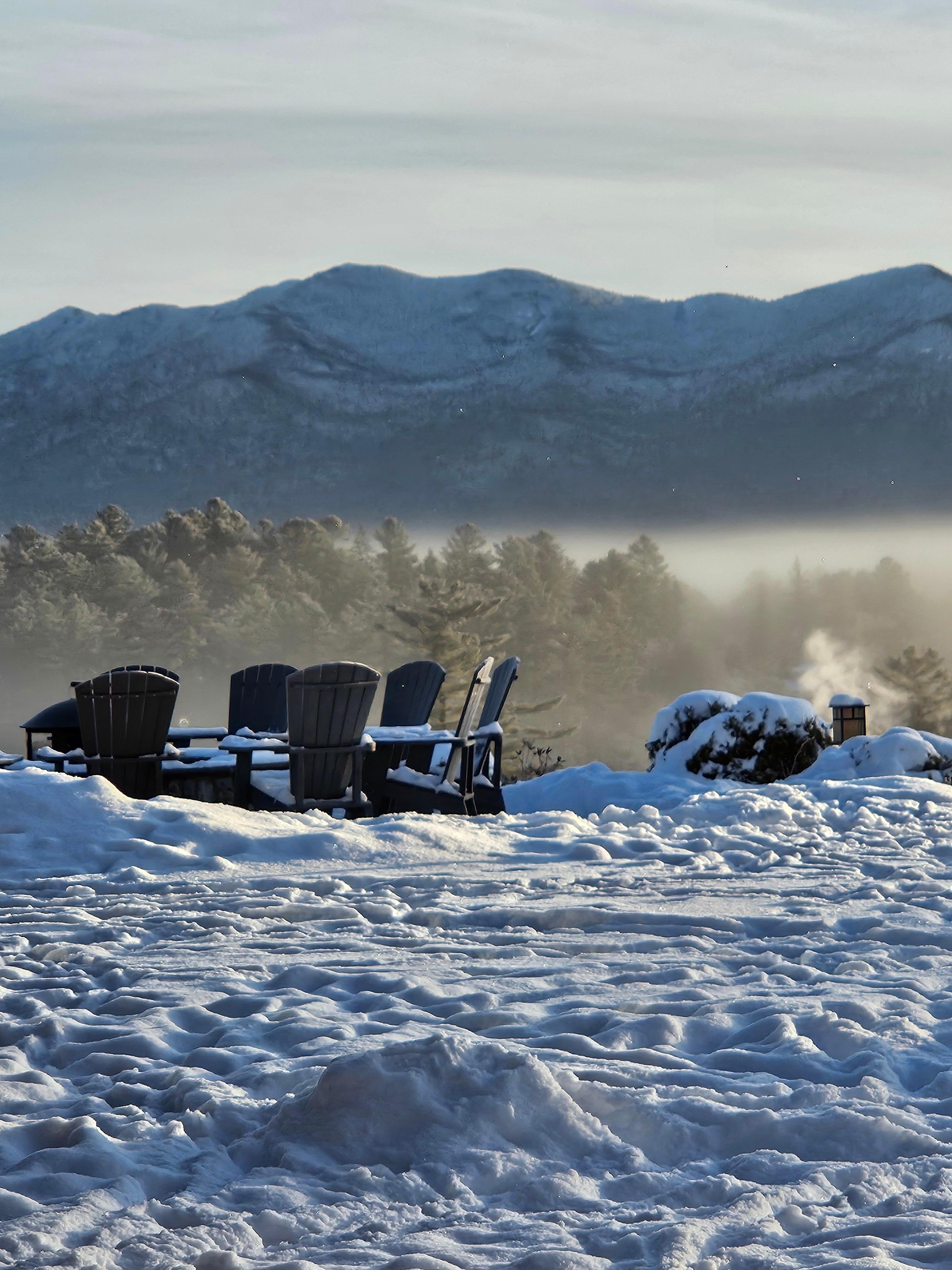 Outside the Crowne Plaza