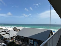 Gulf view from front door of the unit