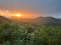 We got a beautiful sunset photo!