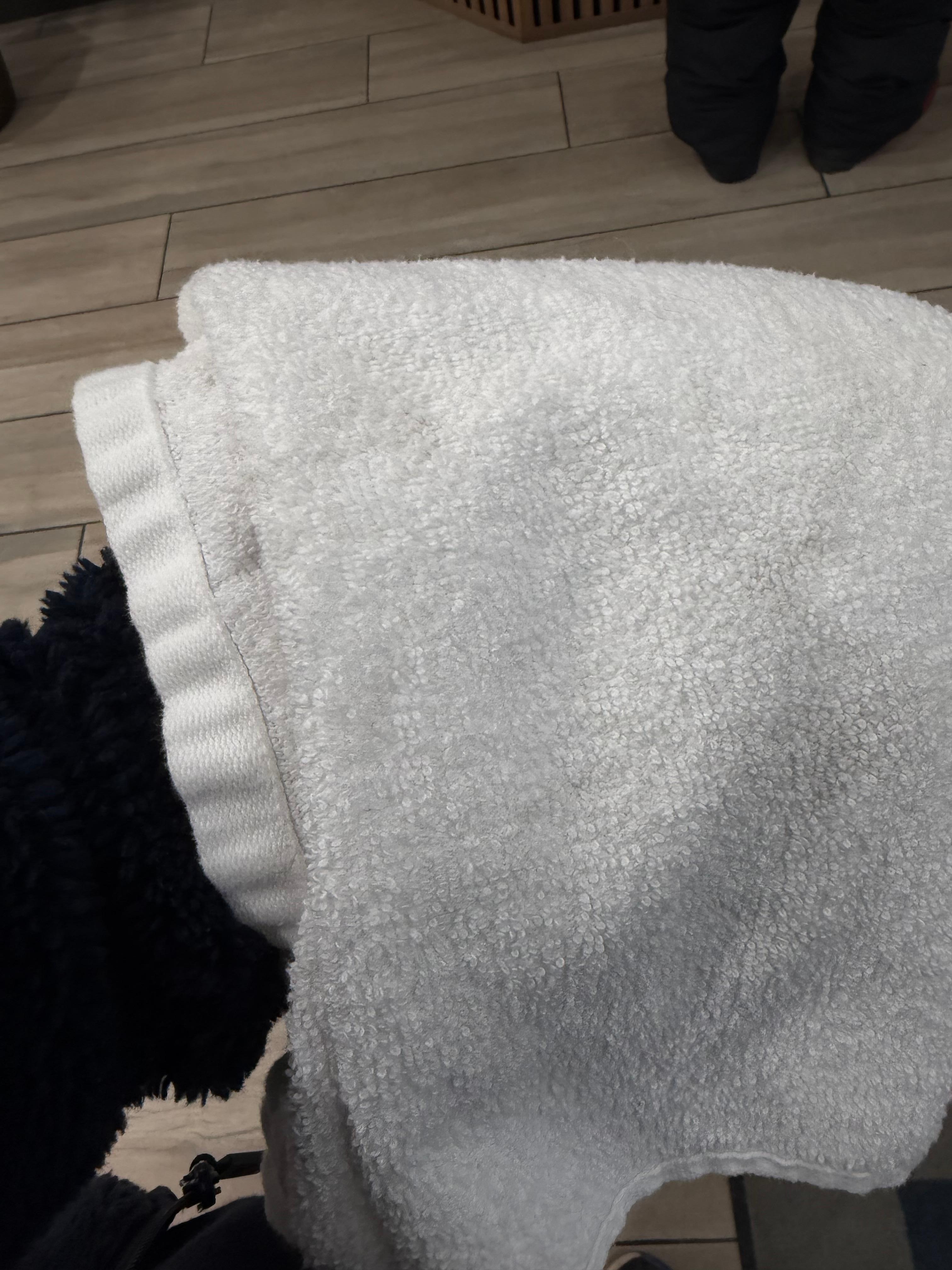 Towels had stains and looked dirty 