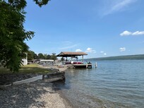 Looking out from the shore