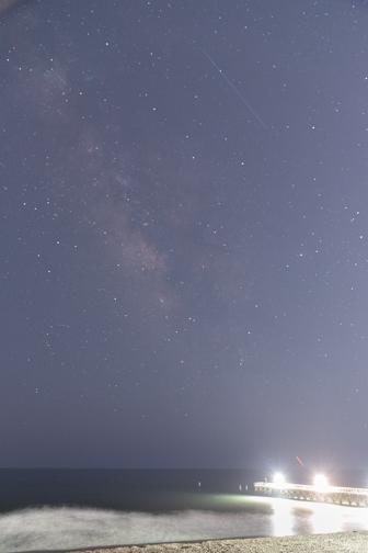 Night view from balcony