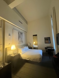 Single room-the ceiling is around 20 feet.