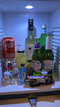 Free Mini Bar (yes I couldn’t believe it either)