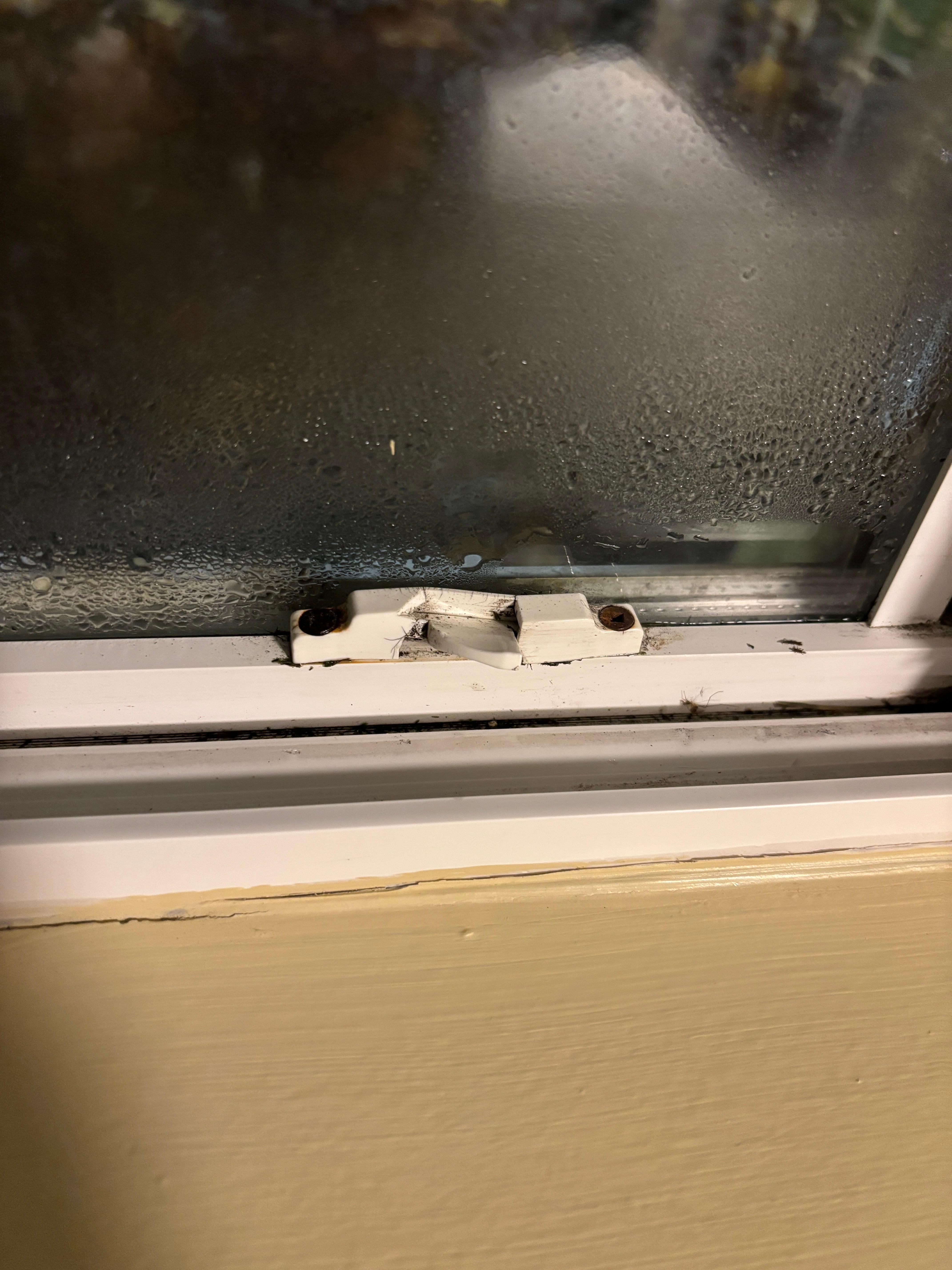 Broken window latch