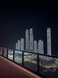 View from pool level