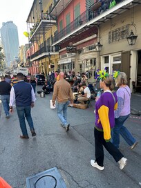 A couple block down from canal street