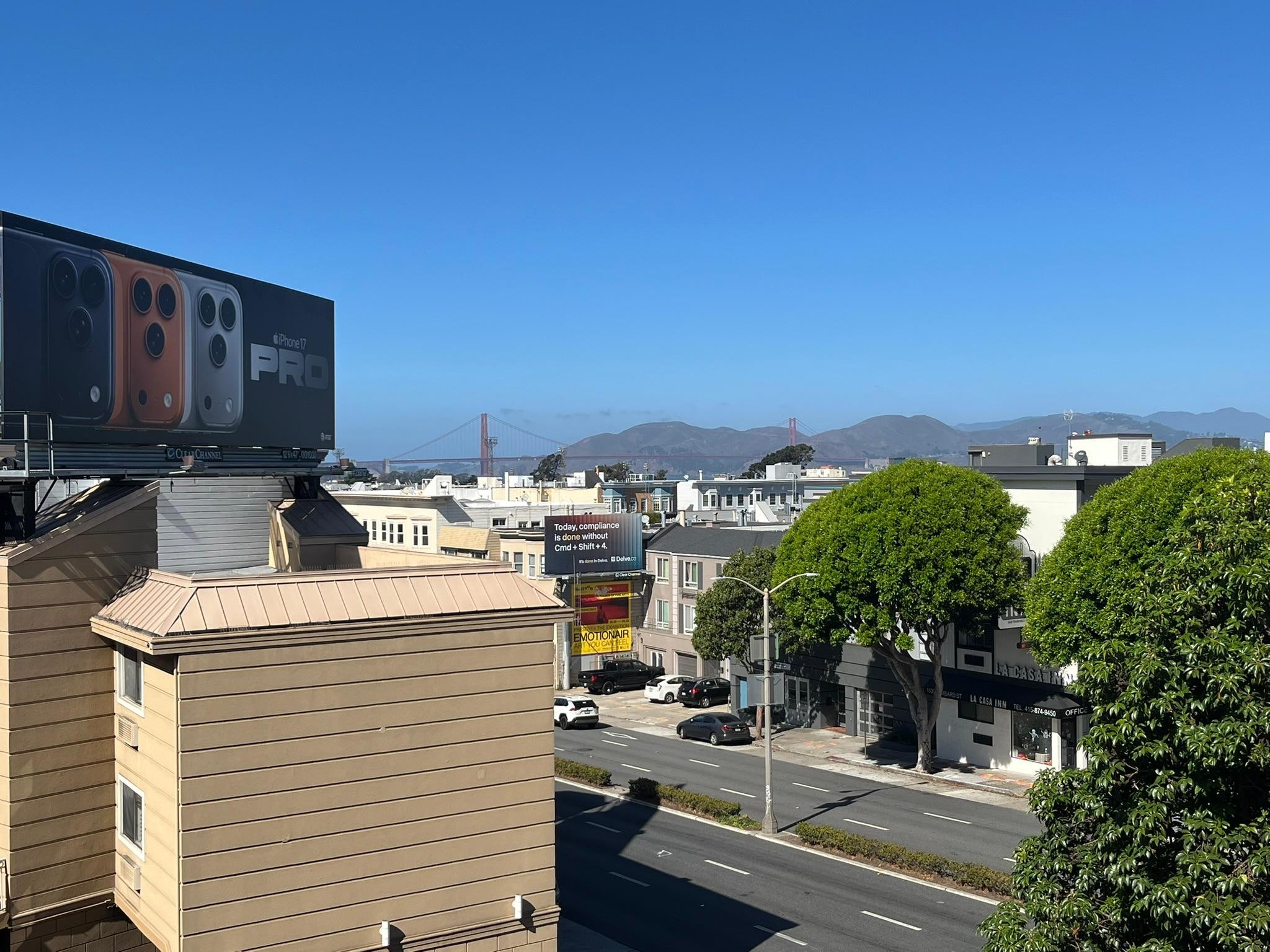 Blick von der 4. Etage