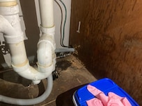 Under kitchen sink