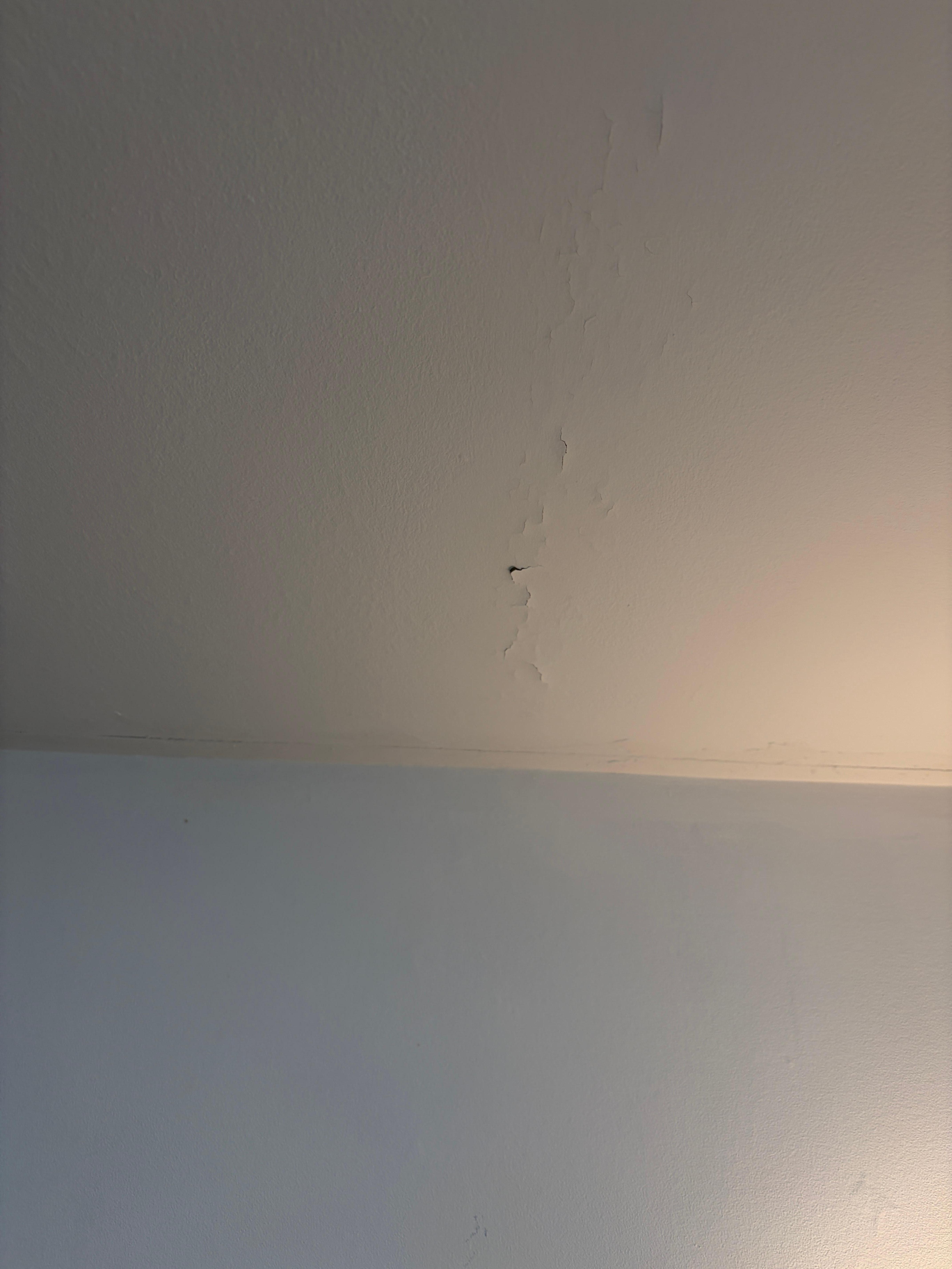 Ceiling cracking