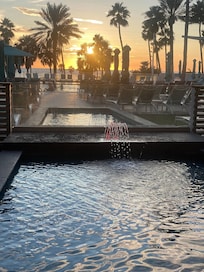 Sunset from lobby