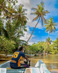 Dutch canal boat tour
