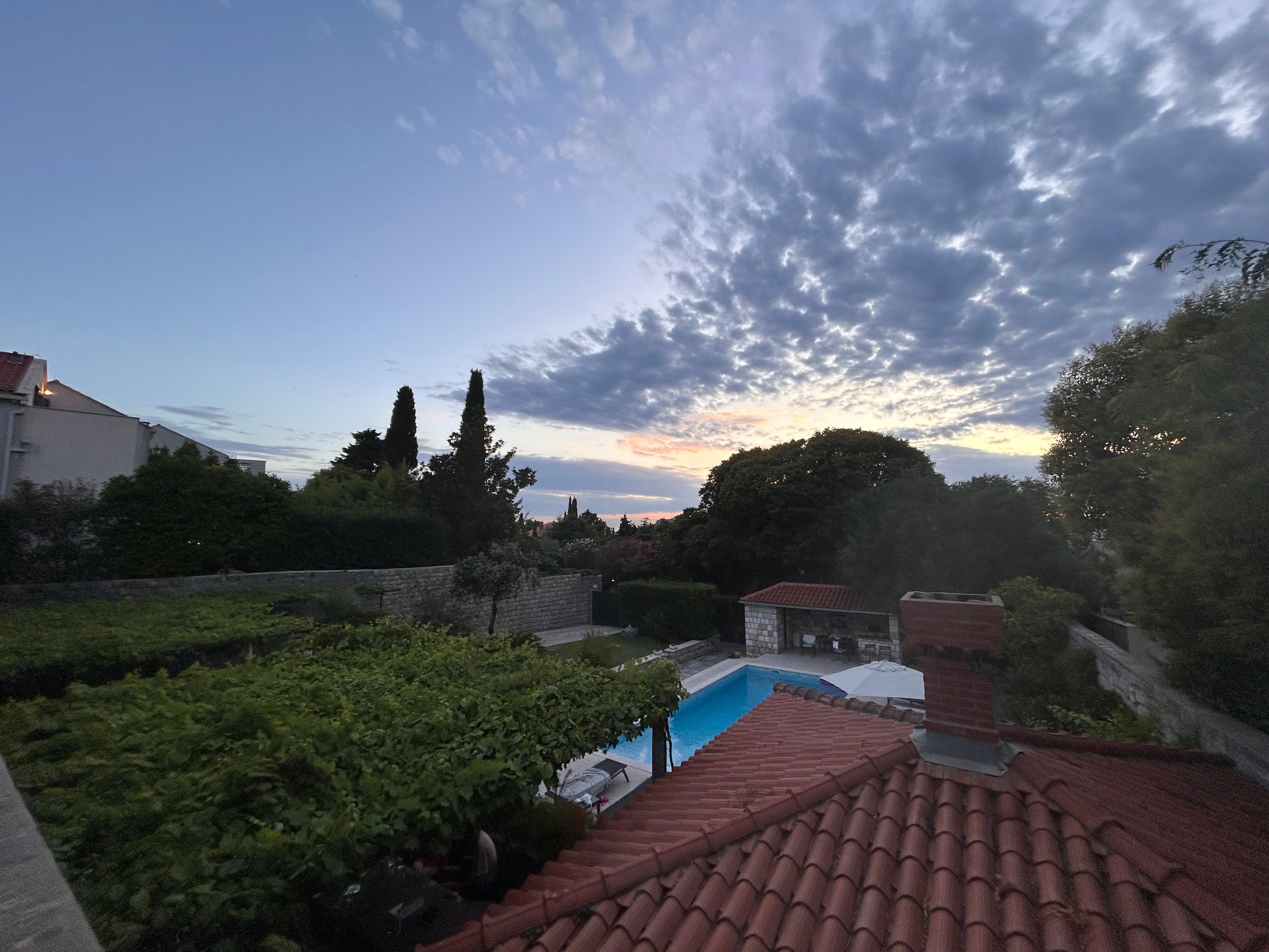 View from the balcony
