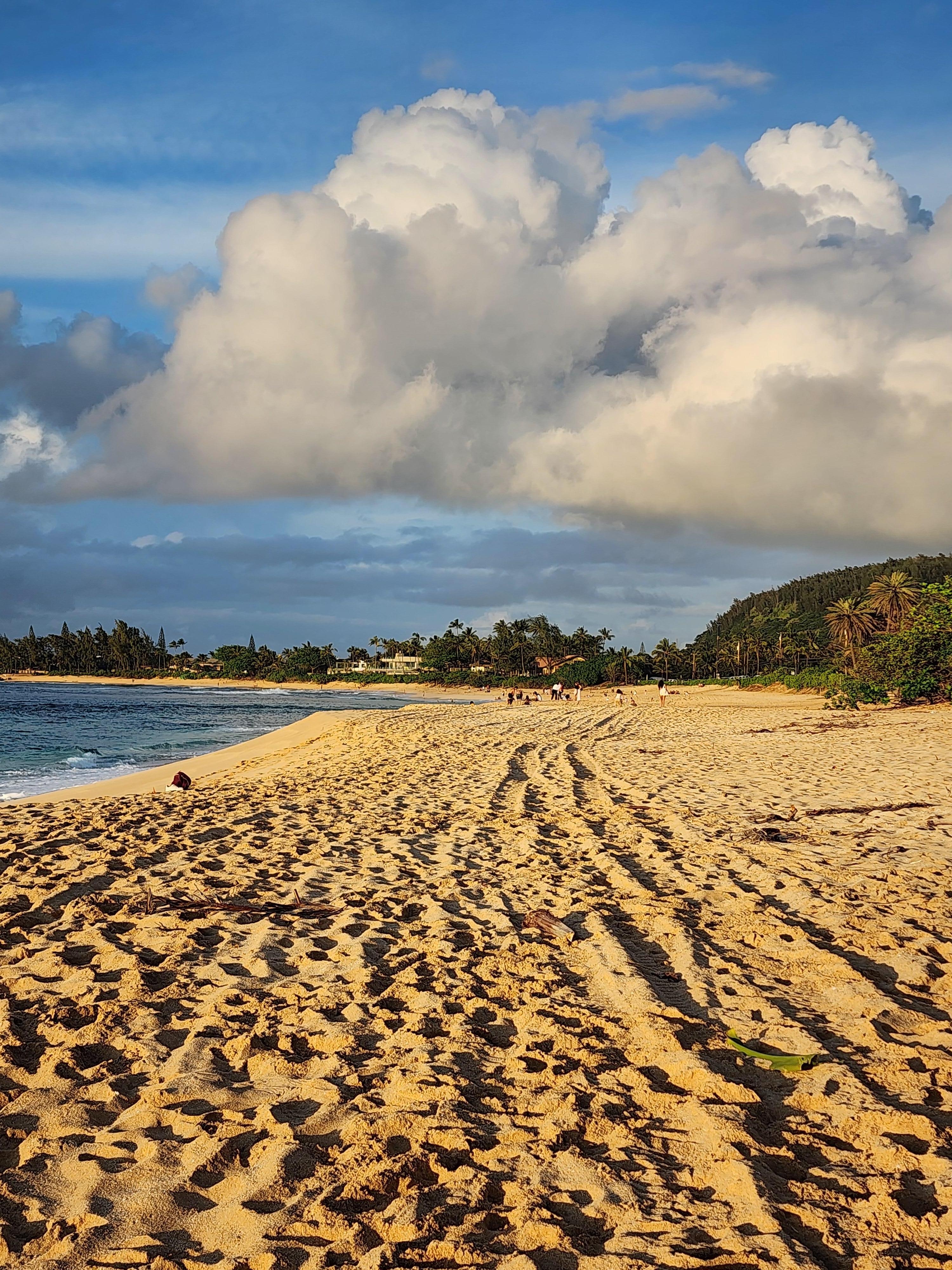 Sunset Beach view from in front of the property. 