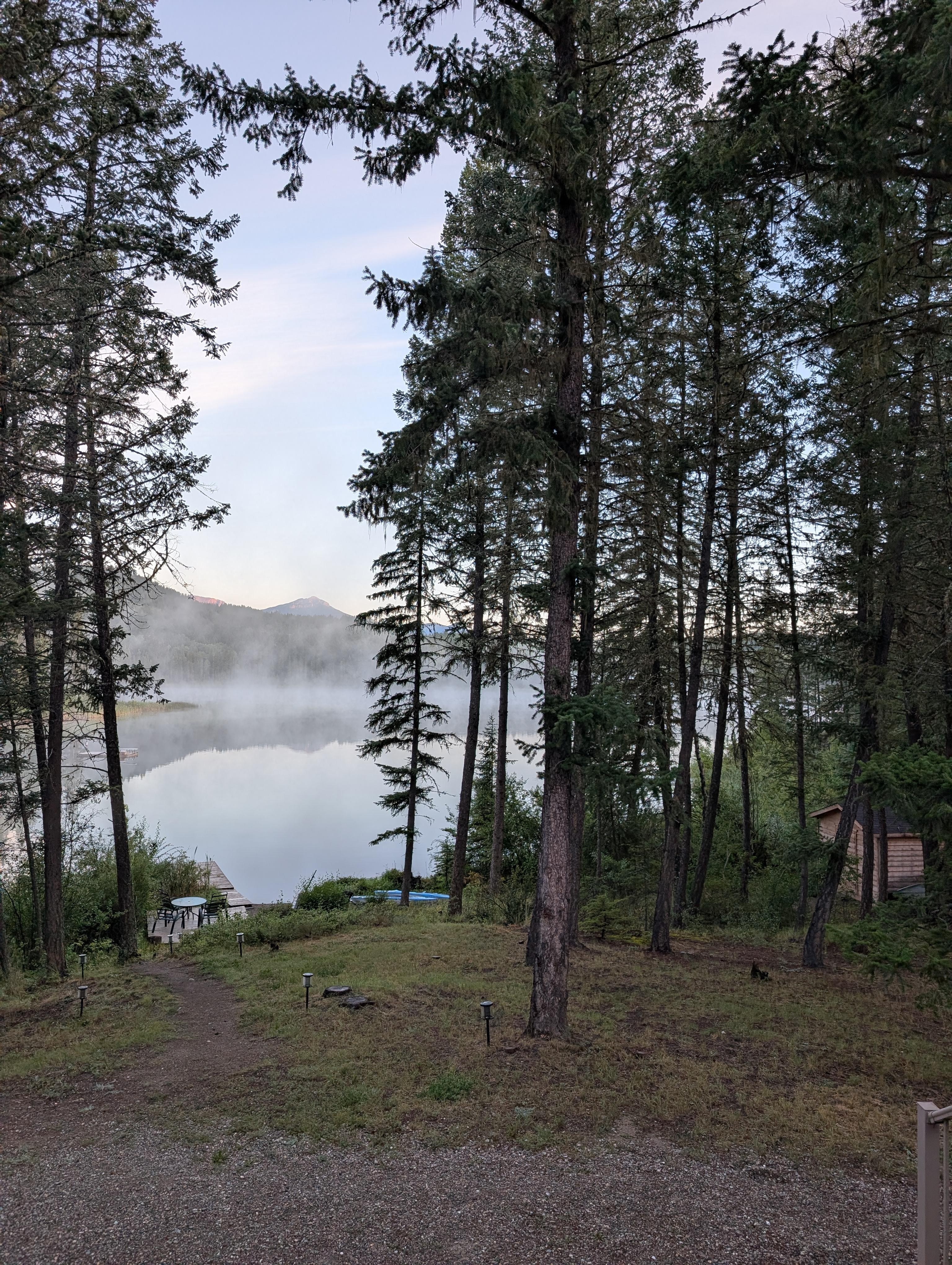 Mist on the lake