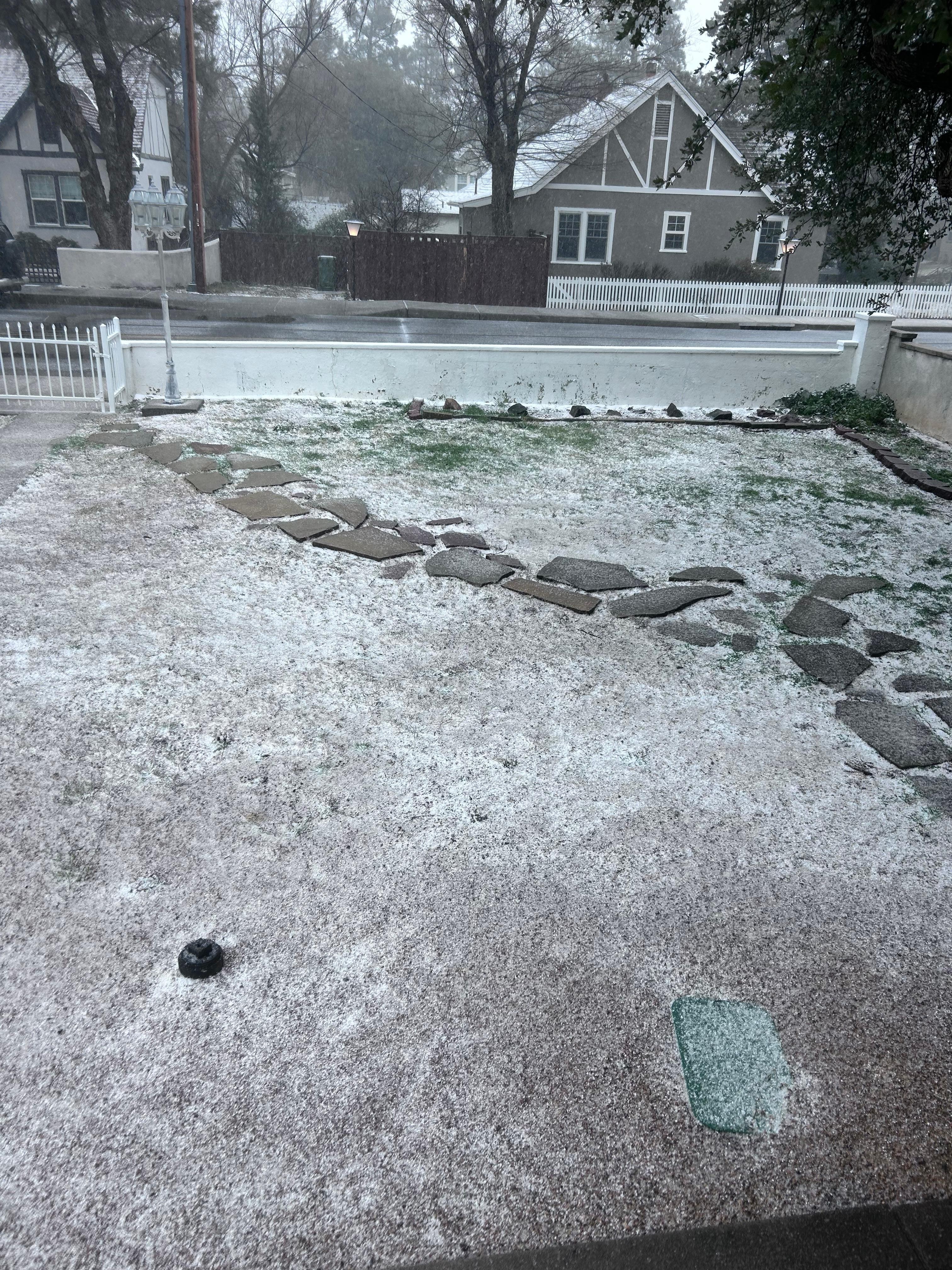 Snow fell on our last day, creating a beautiful and memorable ending to our stay