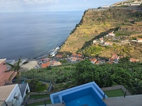 Die Aussicht von der oberen Terrasse